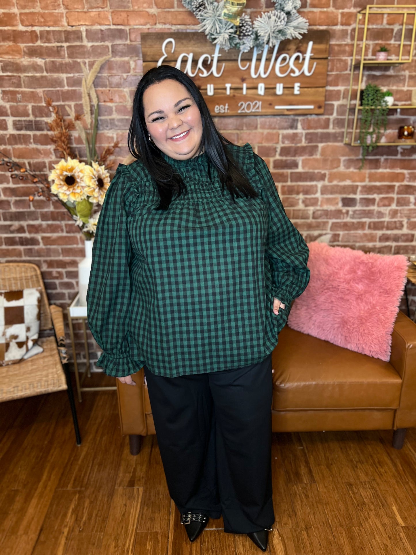 Winter Forest Blouse