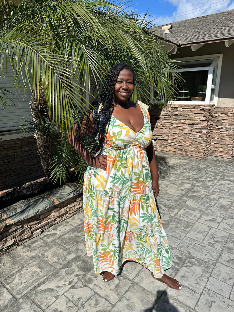 Extra Tropical Maxi Dress