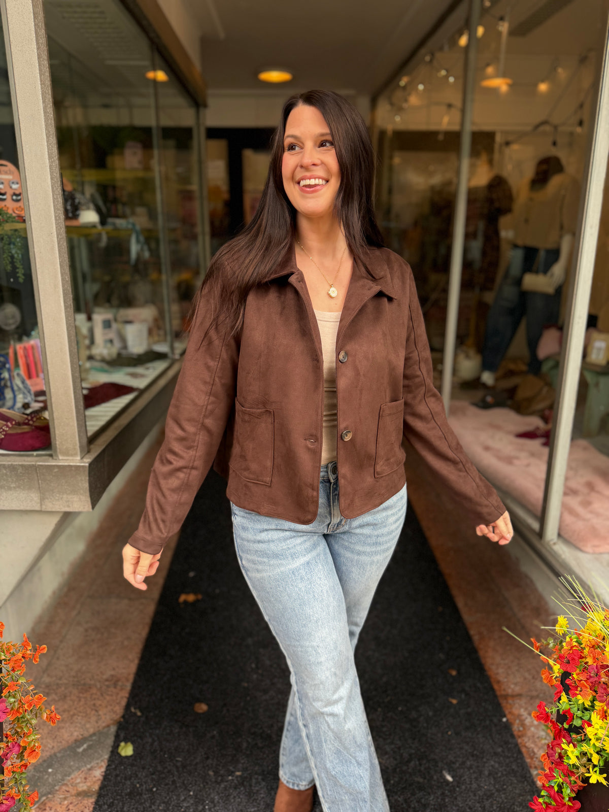 Now and Then Suede Jacket