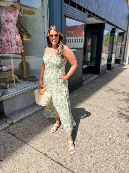 Among The Greenery Maxi Dress