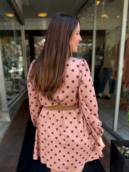 Feel Good Polka Dot Dress