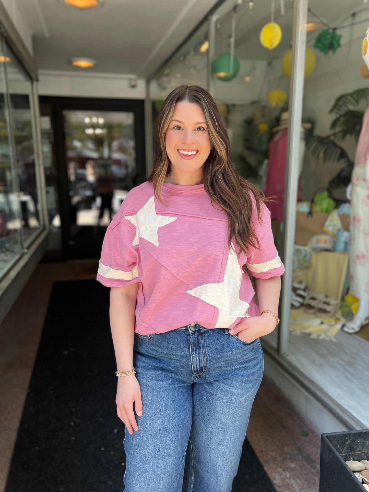 Star Burst Casual Top