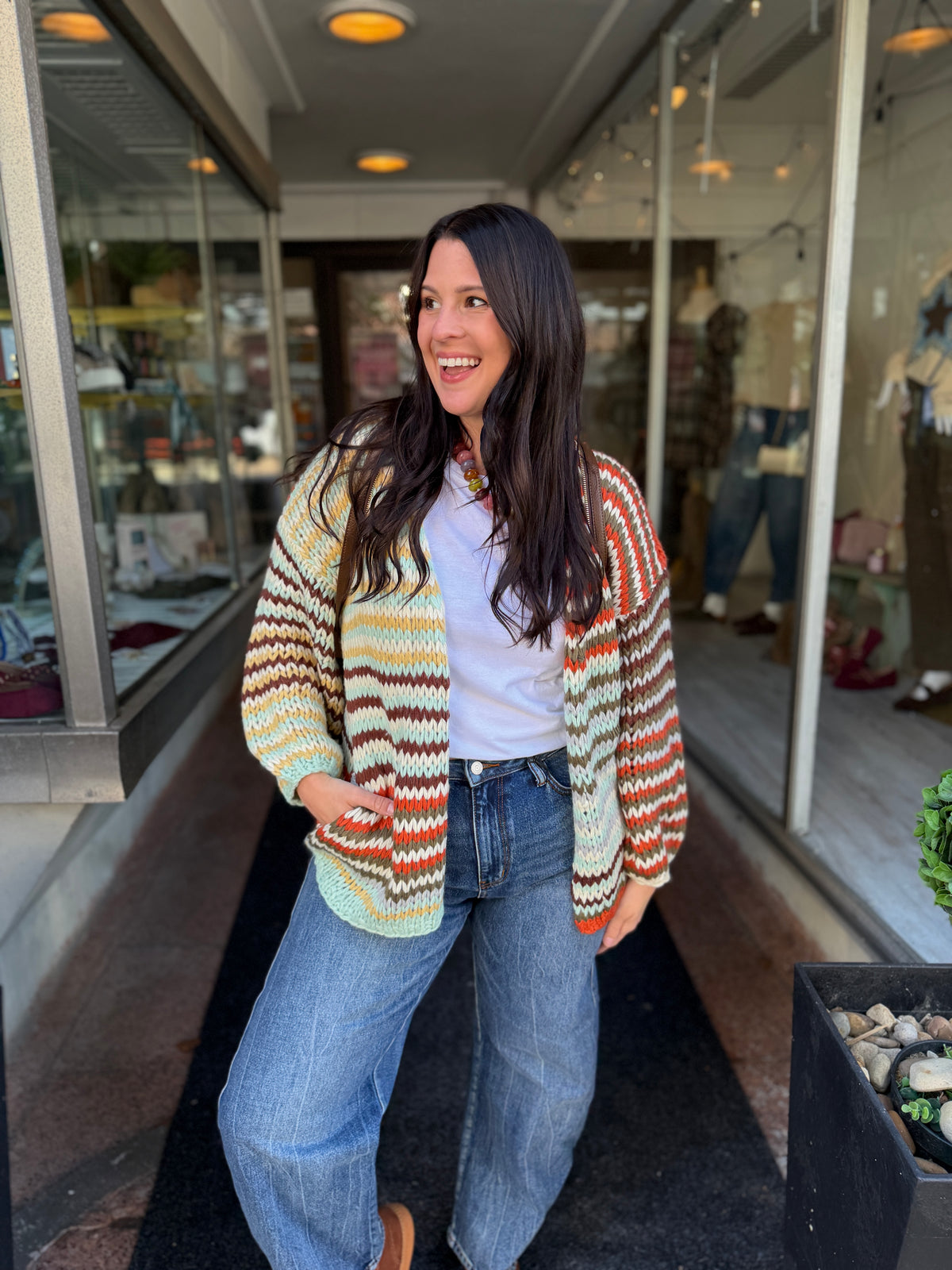 Comfy Dream Stripe Cardigan