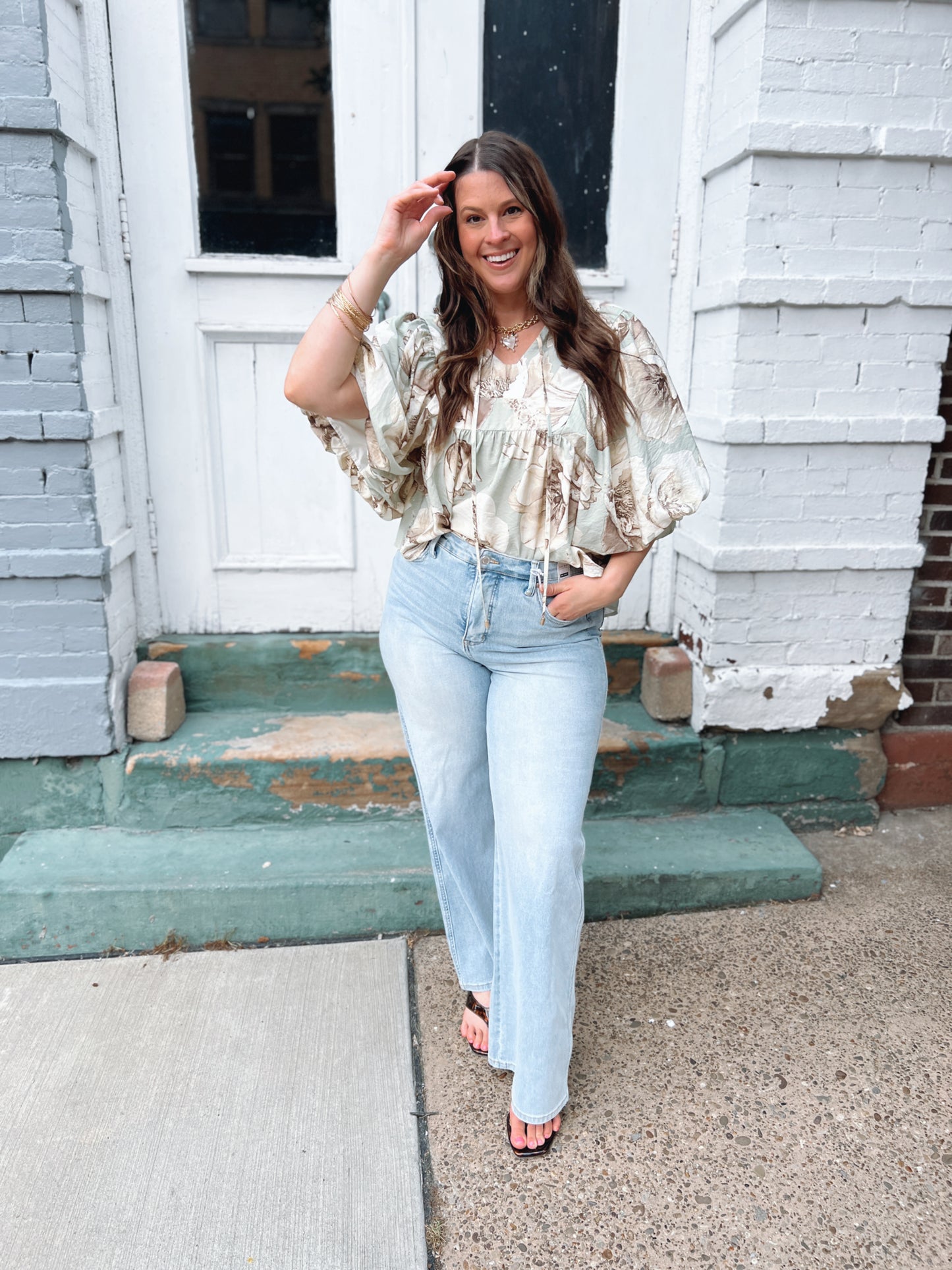Got Your Back Floral Blouse