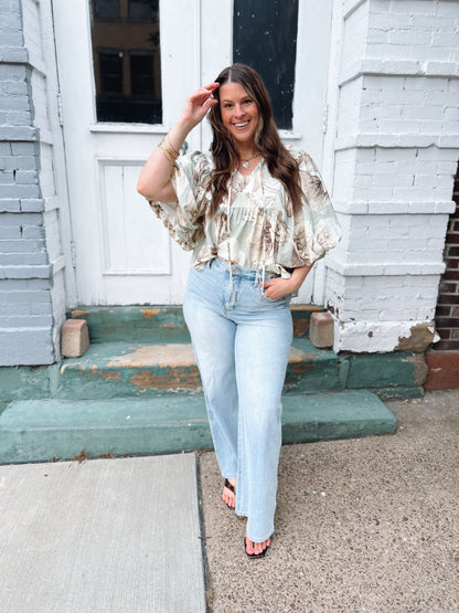 Got Your Back Floral Blouse