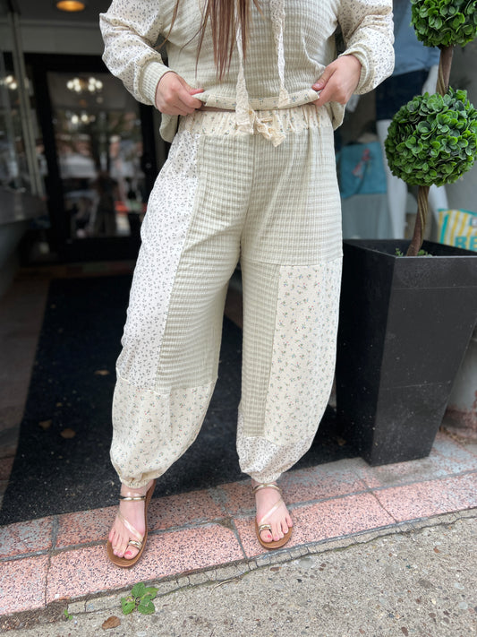 Fresh Start Patchwork Pants