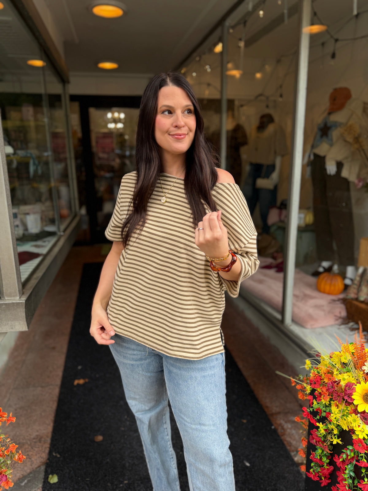Roll With It Off-Shoulder Top