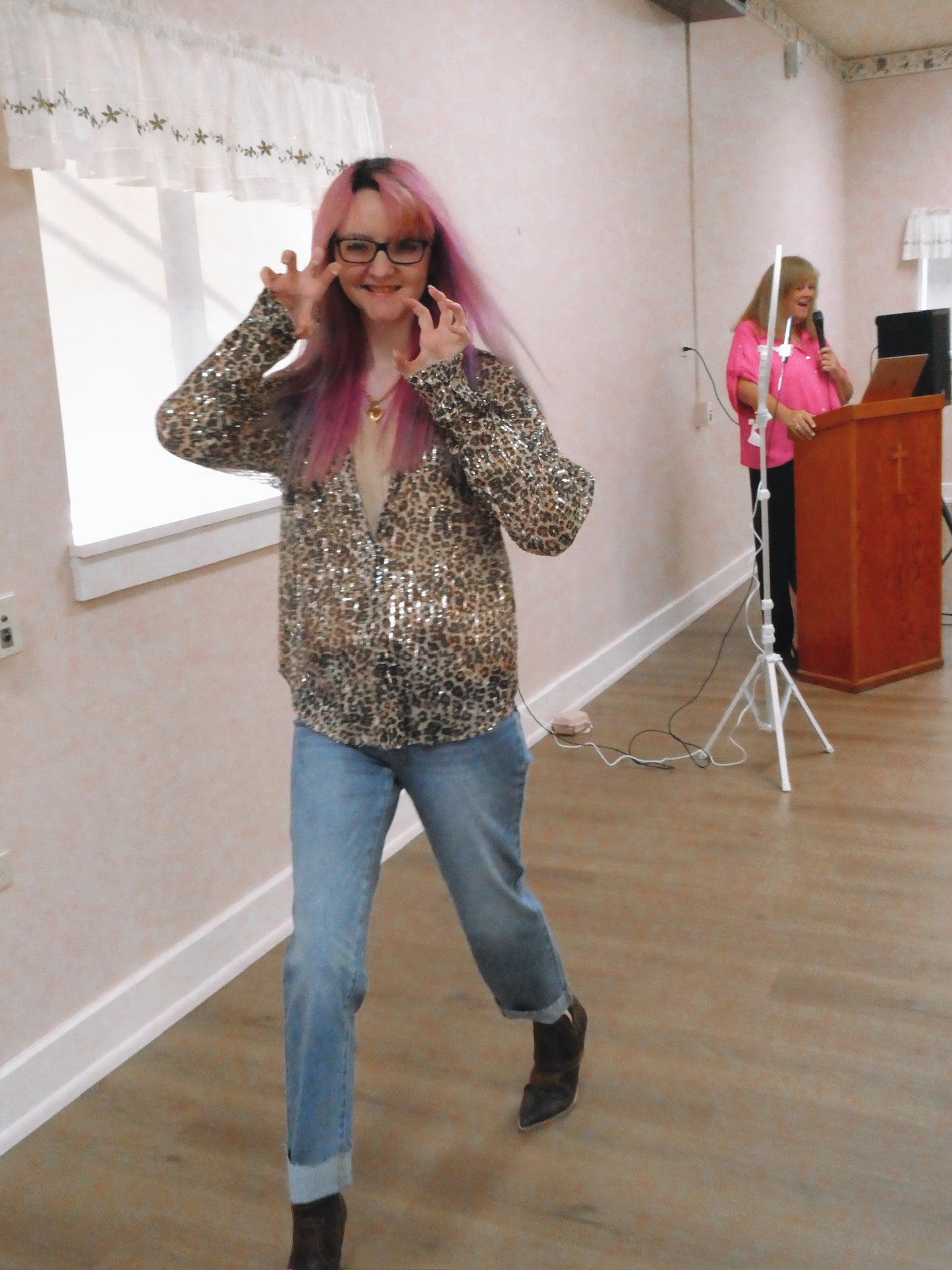 *Final Sale* Top Speed Cheetah Blouse