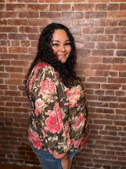 Whatever Floral Blouse