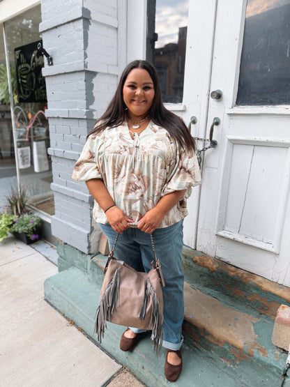 Got Your Back Floral Blouse