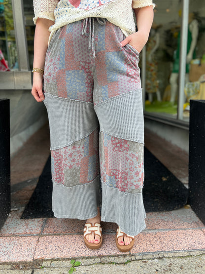 Feeling Better Patchwork Pants