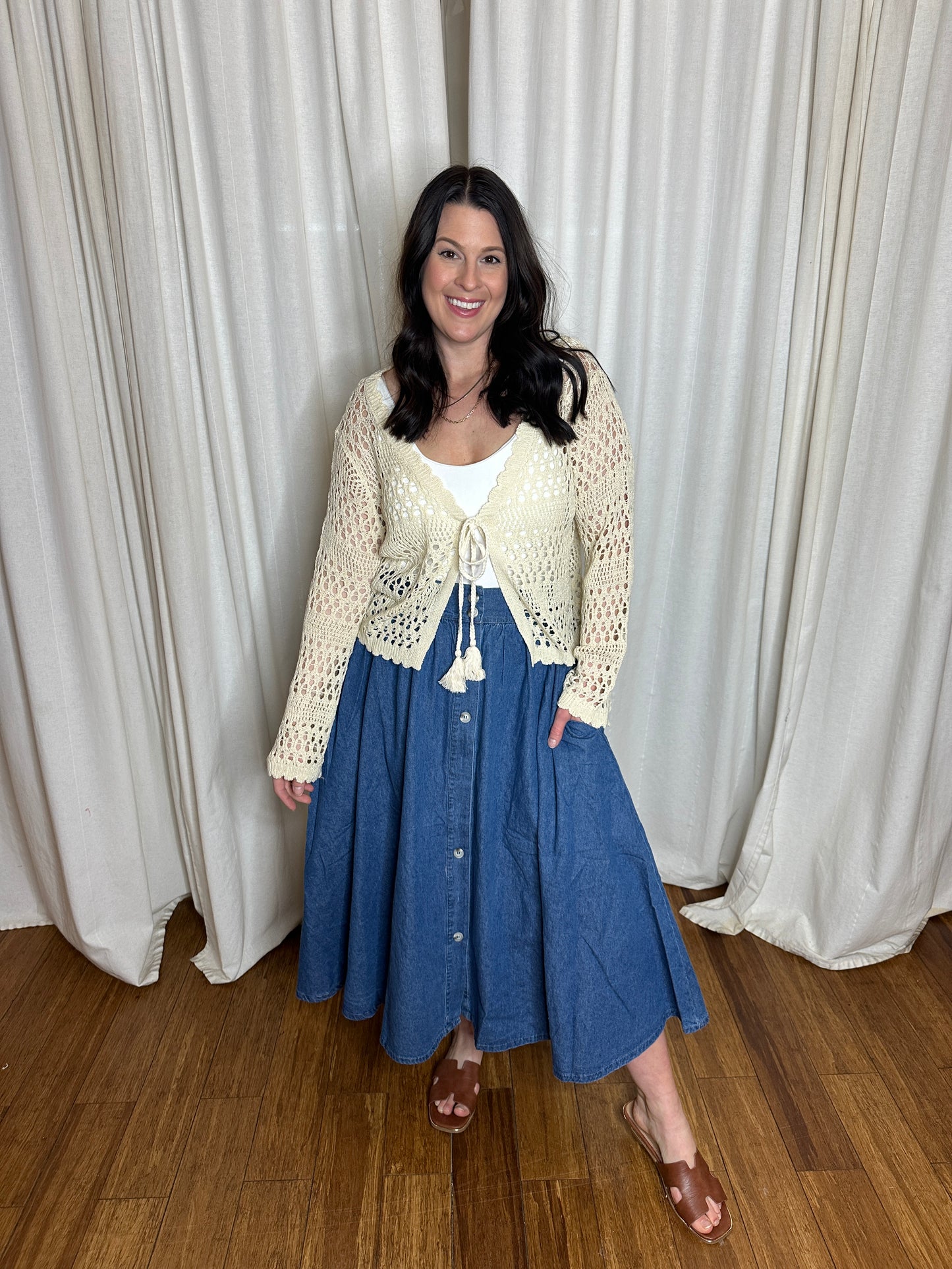 *Final Sale* WB Denim Skirt