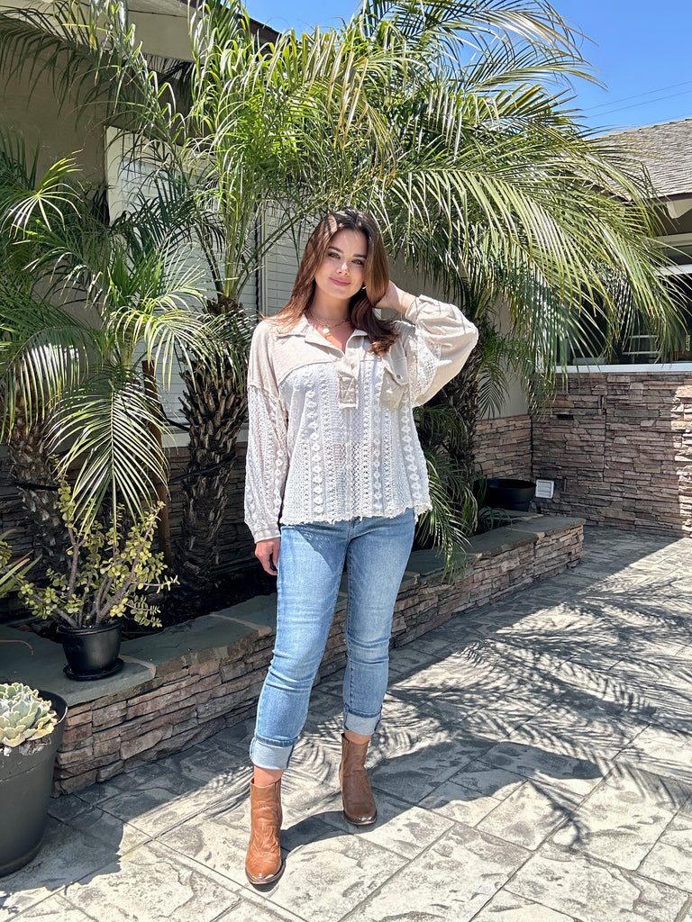 Sand Collared Shirt