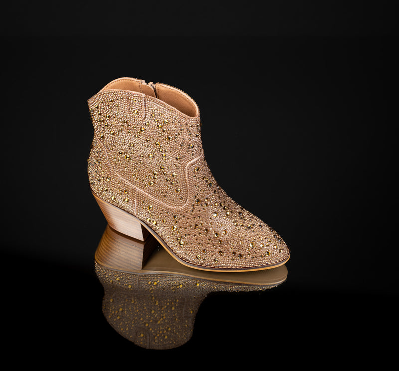 Corkys Shine Bright Gold Booties