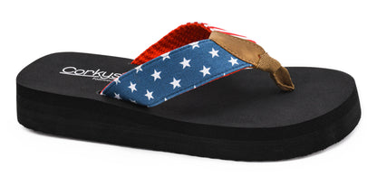Corkys Liberty Flip Flops
