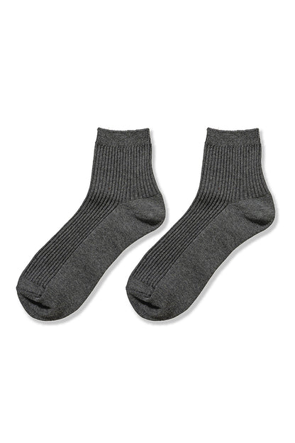 Ribbed Crew Socks