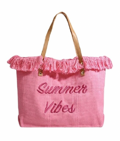 Summer Vibes Canvas Tote