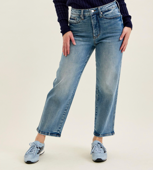 Judy Blue Petite Peggy Ankle Jeans