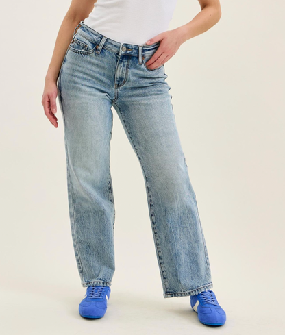 JB Midrise Rigid Straight Jeans