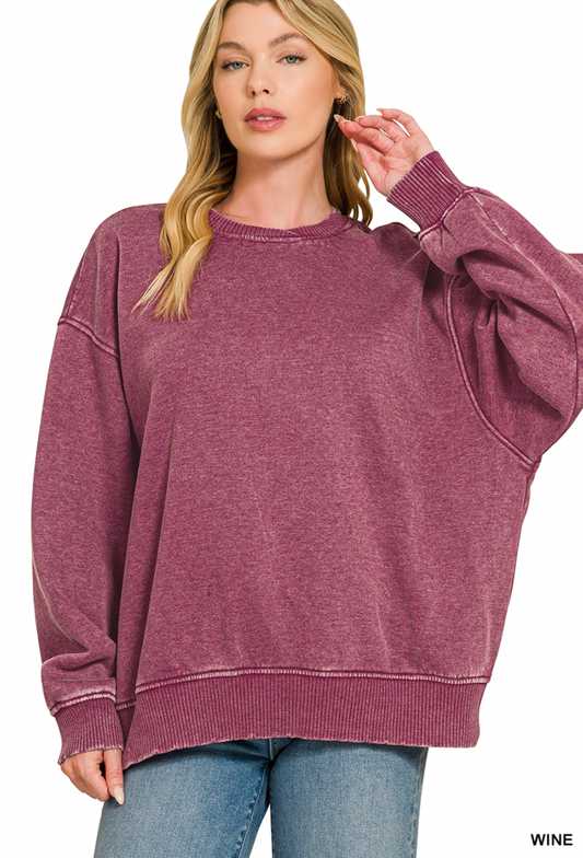 Cherry Wine Pullover
