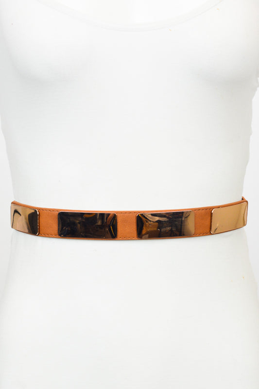 Gold Bar Stretch Belt
