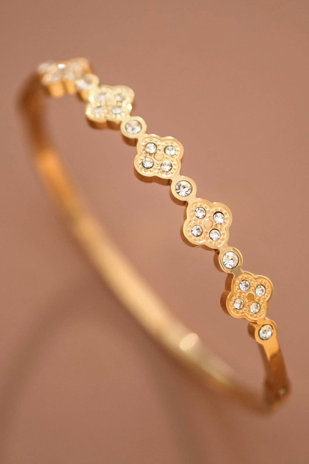 Clover Bangle Bracelet
