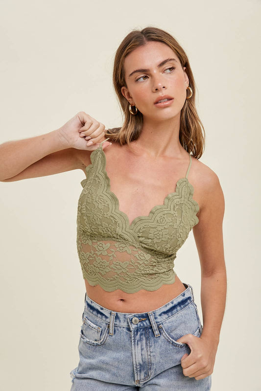 Lovely Olive Lace Brami