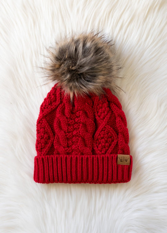 Cherry Pom Hat