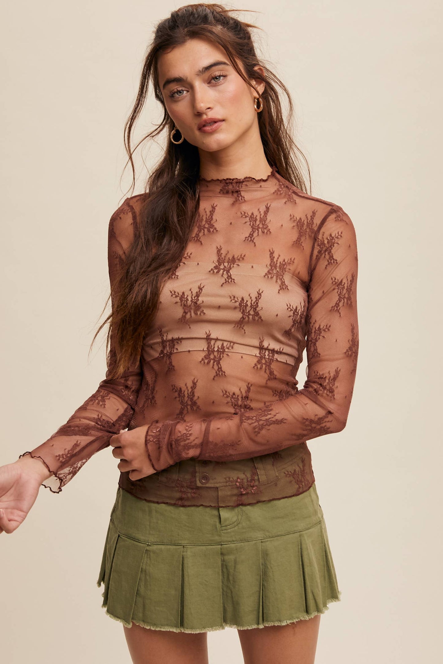 Head Turner Sheer Top