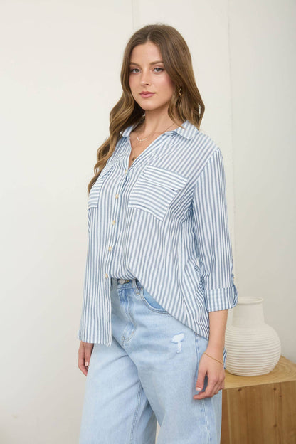 Hello Worker Button-Down