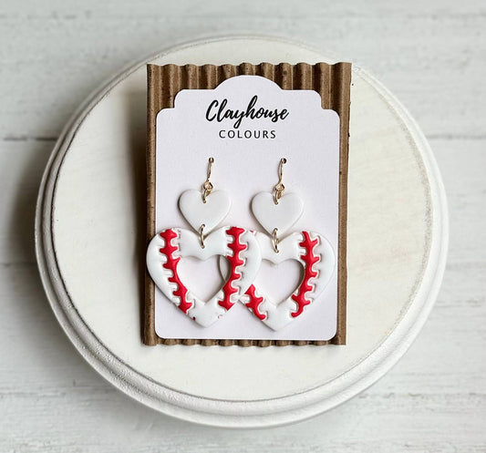 Baseball Earrings