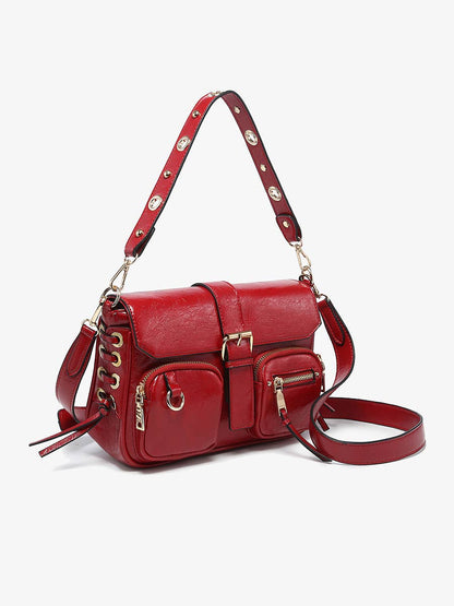 Valerie Gloss Multi-Compartment Bag