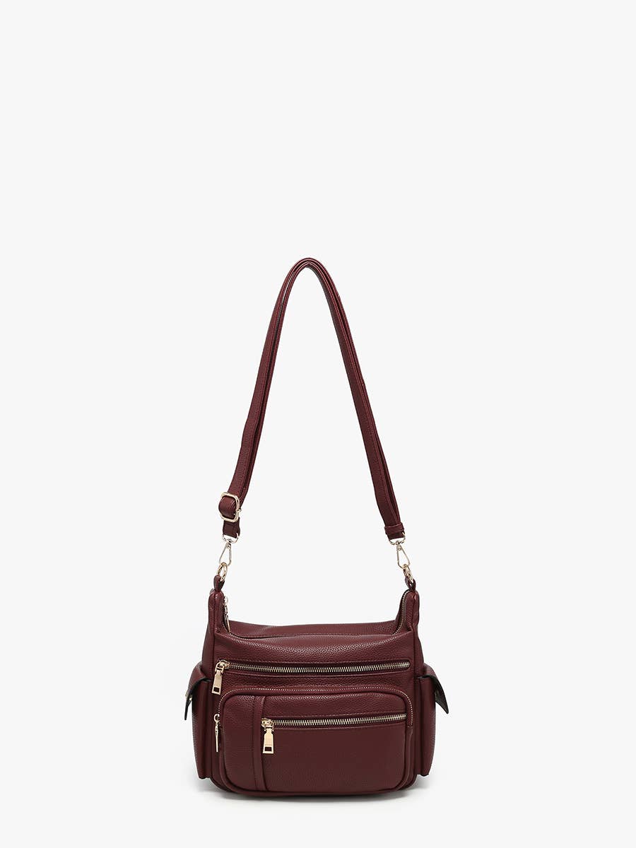 Nicole Multi-Zip Crossbody Bag