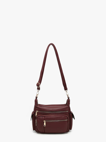 Nicole Multi-Zip Crossbody Bag