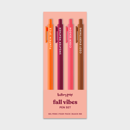 Fall Vibes Autumn Pen Set