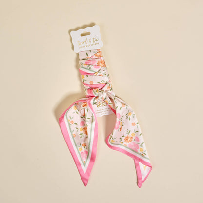 Endless Daydream Cream Twirl & Tie Scarf