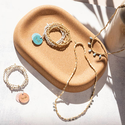 Silver Disc Metal Wrap