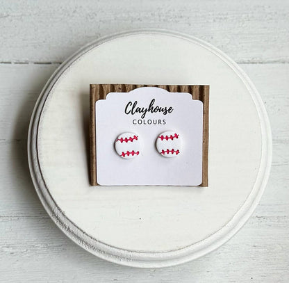 Baseball Earrings