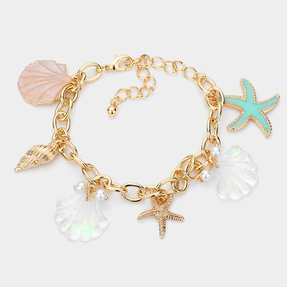 Shell Charm Bracelet