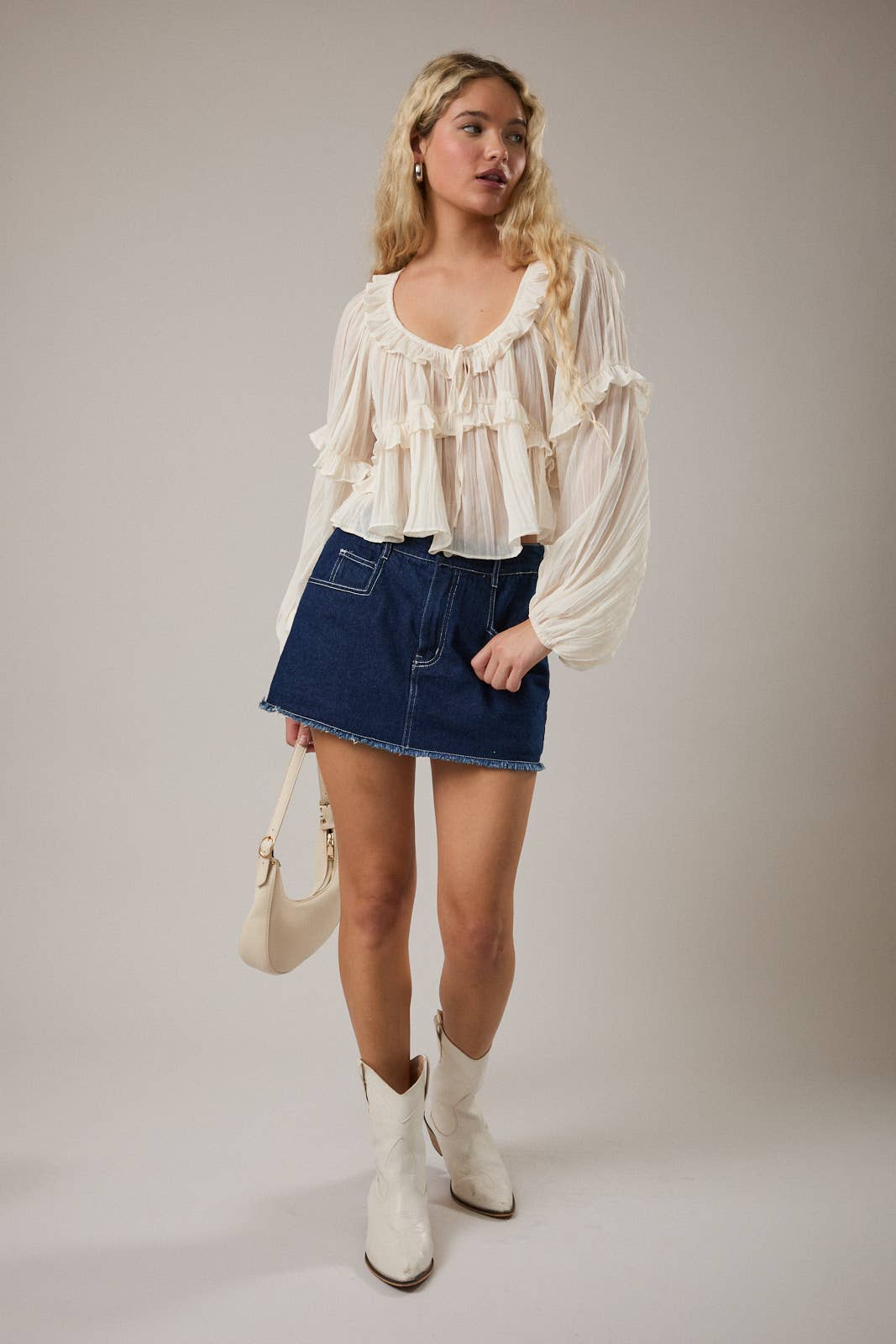 Levitating Ruffle Blouse
