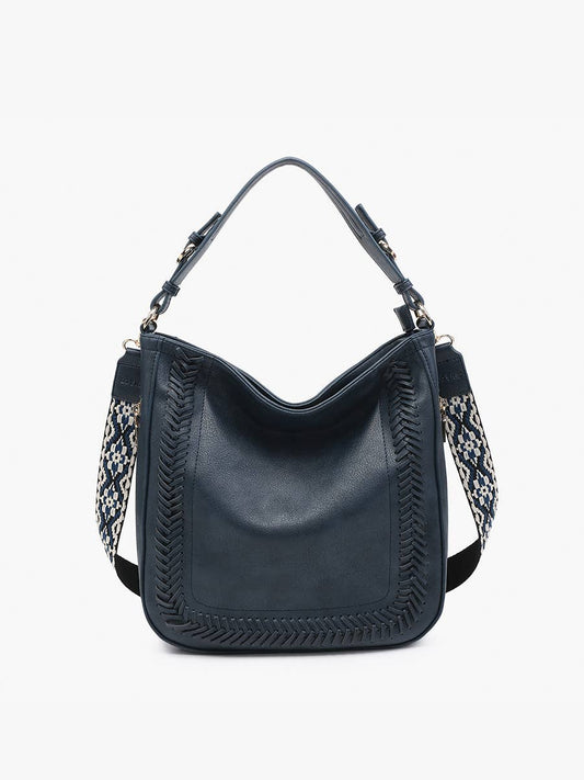Aris Small Whipstitch Hobo