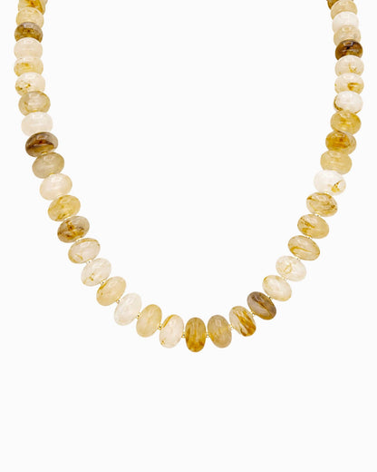 Autumn Marble Seed Necklace
