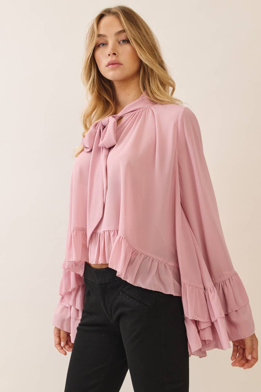 Pinky Promise Chiffon Blouse