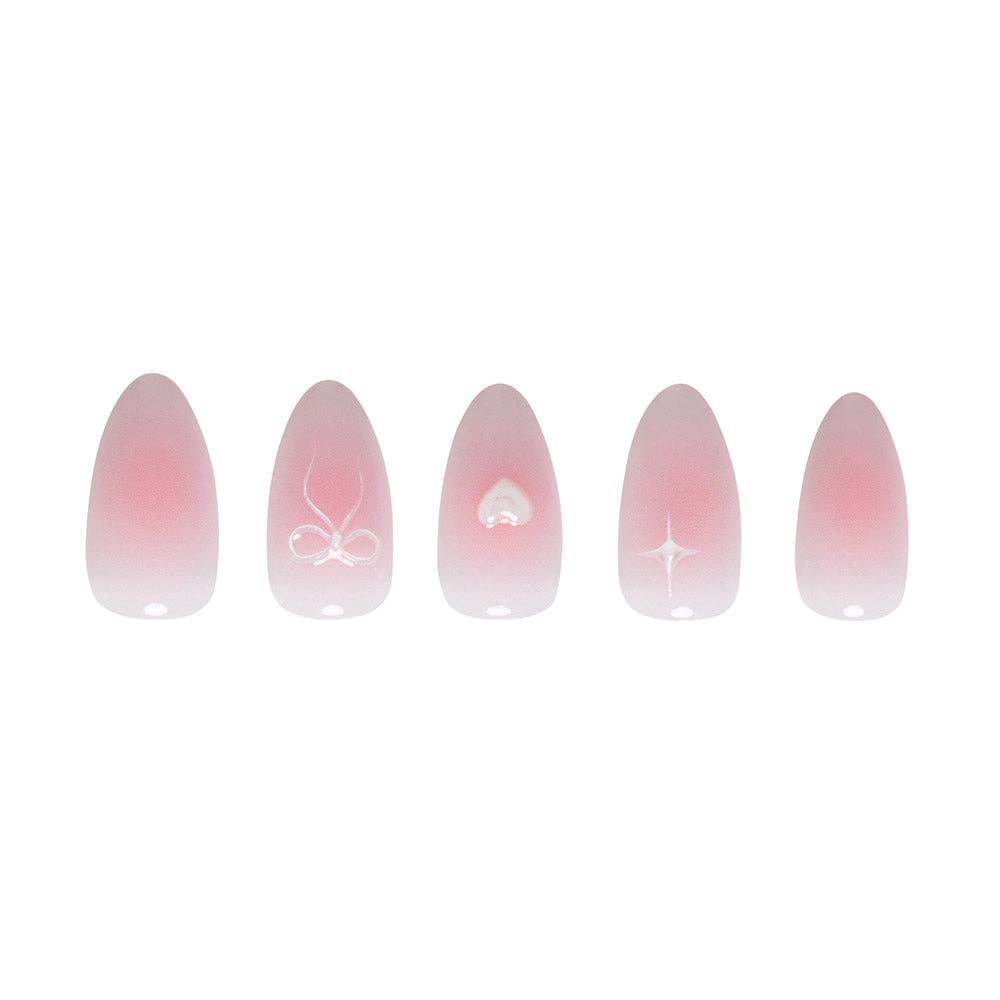 Lovers Knot Press-On Nail Set