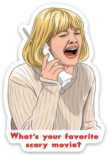 Scream Die Cut Sticker