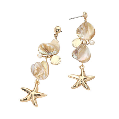 Starfish Charm Earrings