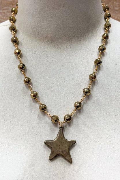 Talus Bronze Star Necklace