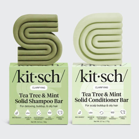 Tea Tree & Mint Shampoo & Conditioner Bar Combo