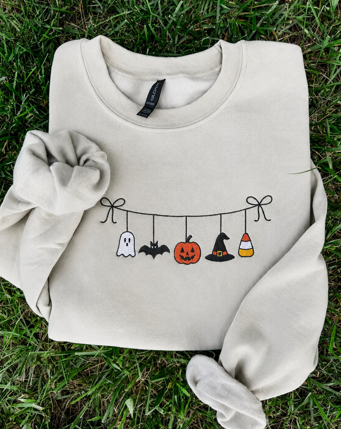 Halloween Embroidered Sweatshirt