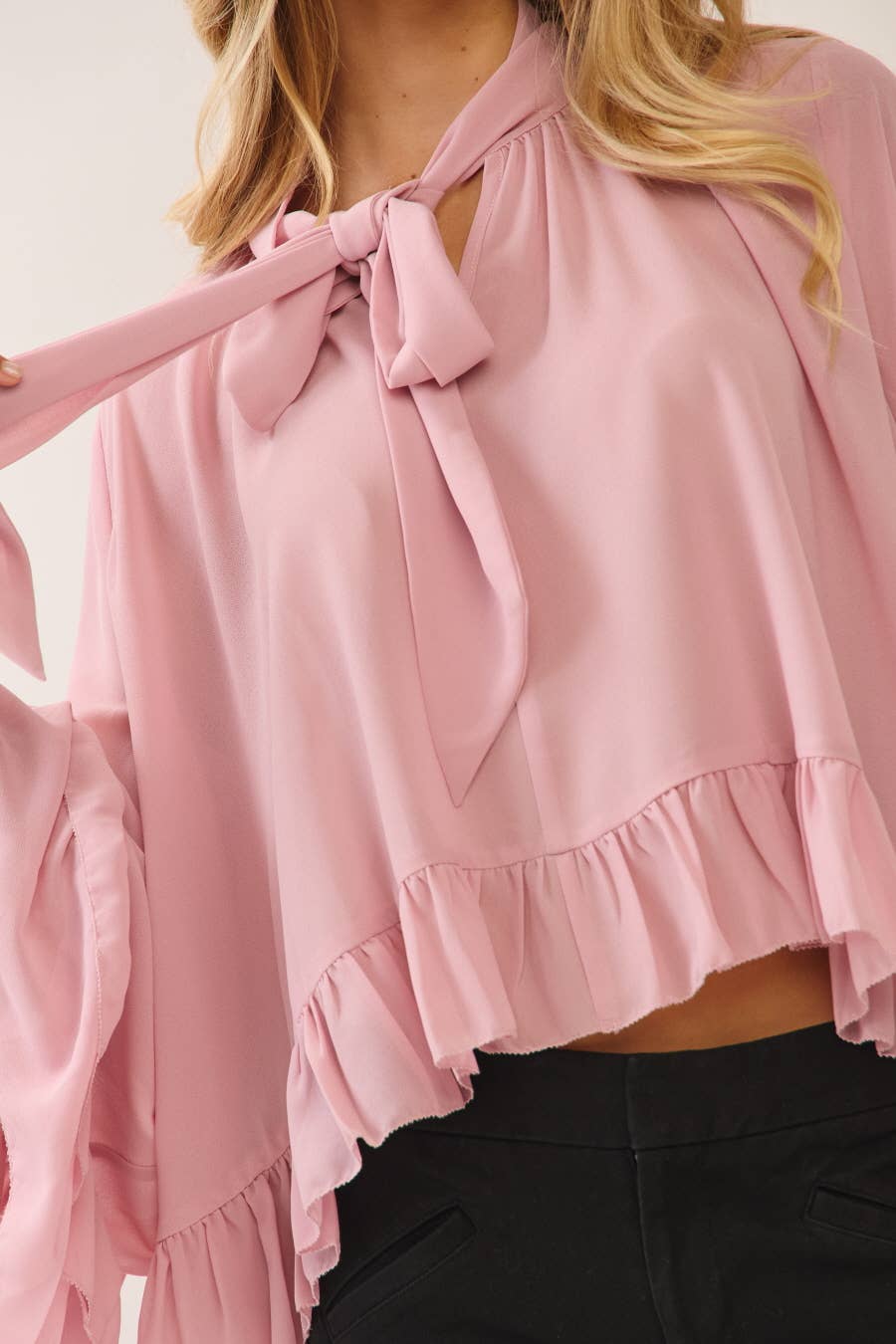 Pinky Promise Chiffon Blouse